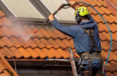 Démoussage et hydrofuge de toiture au Miroir